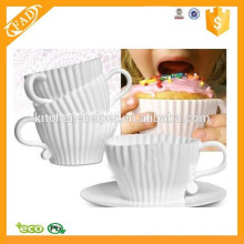 2015 Bright Luster Reusable Mini Cup Shape Silicone Cake Molds